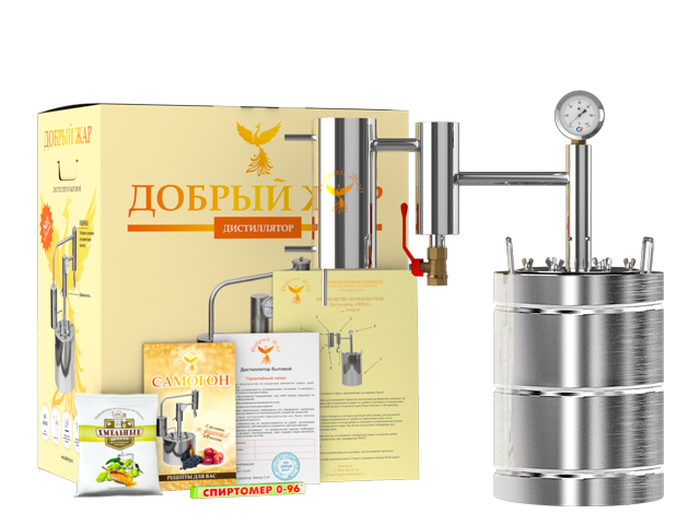 ЛЮКС 15 литров Дистиллятор Добрый жар