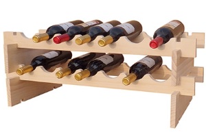 Деревянная подставка для вина