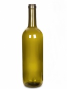 Бутылка для вина "Бордо" 700 мл., оливковая