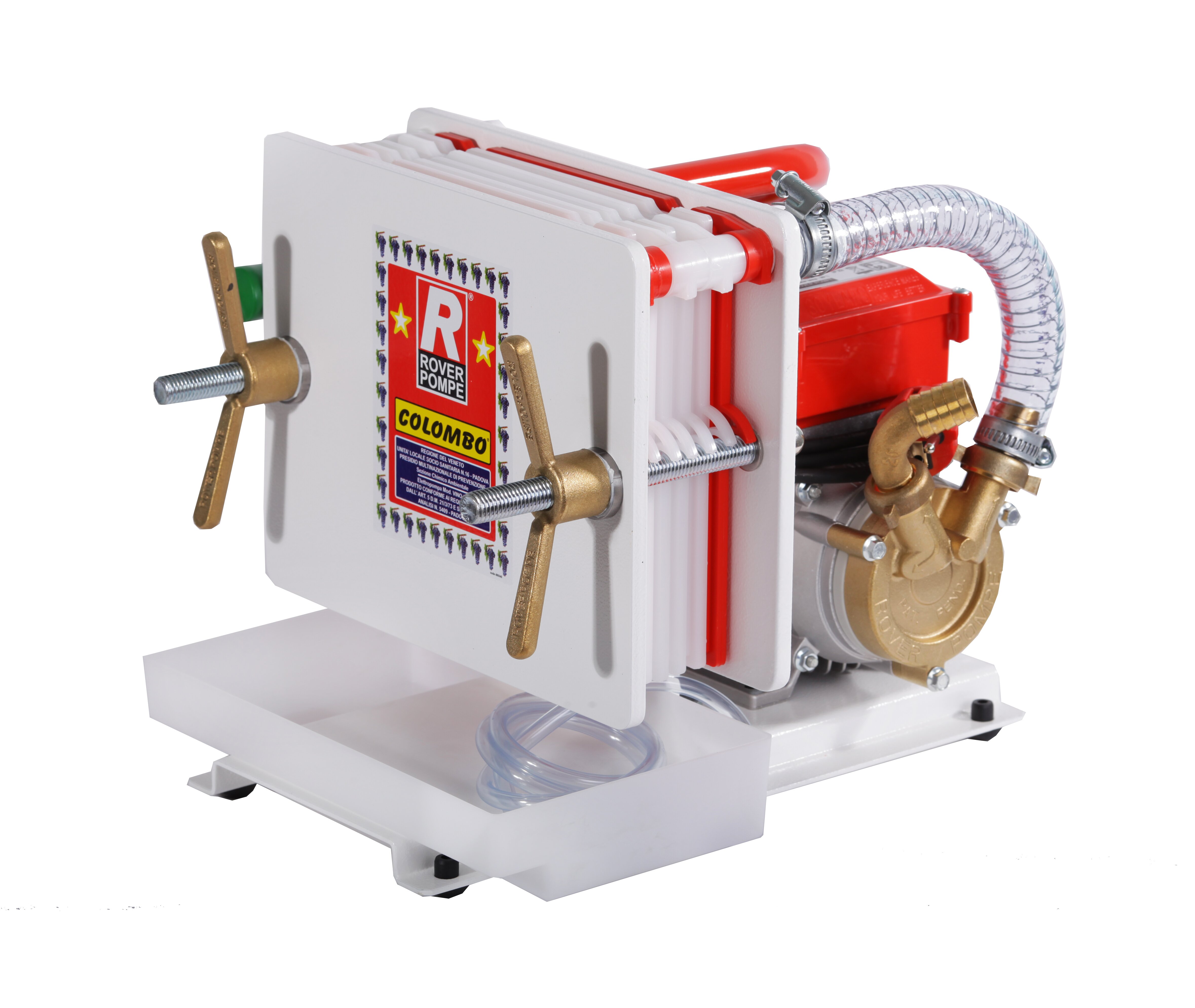 Фильтр пресс ROVER POMPE "Colombo 6" на 6 фильтрующих пластин купить в интернет магазине БиоМир