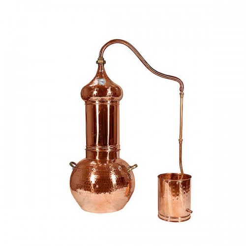 Аламбик CopperCrafts с колонной 15 литров, с термометром, два резьбовых соединения