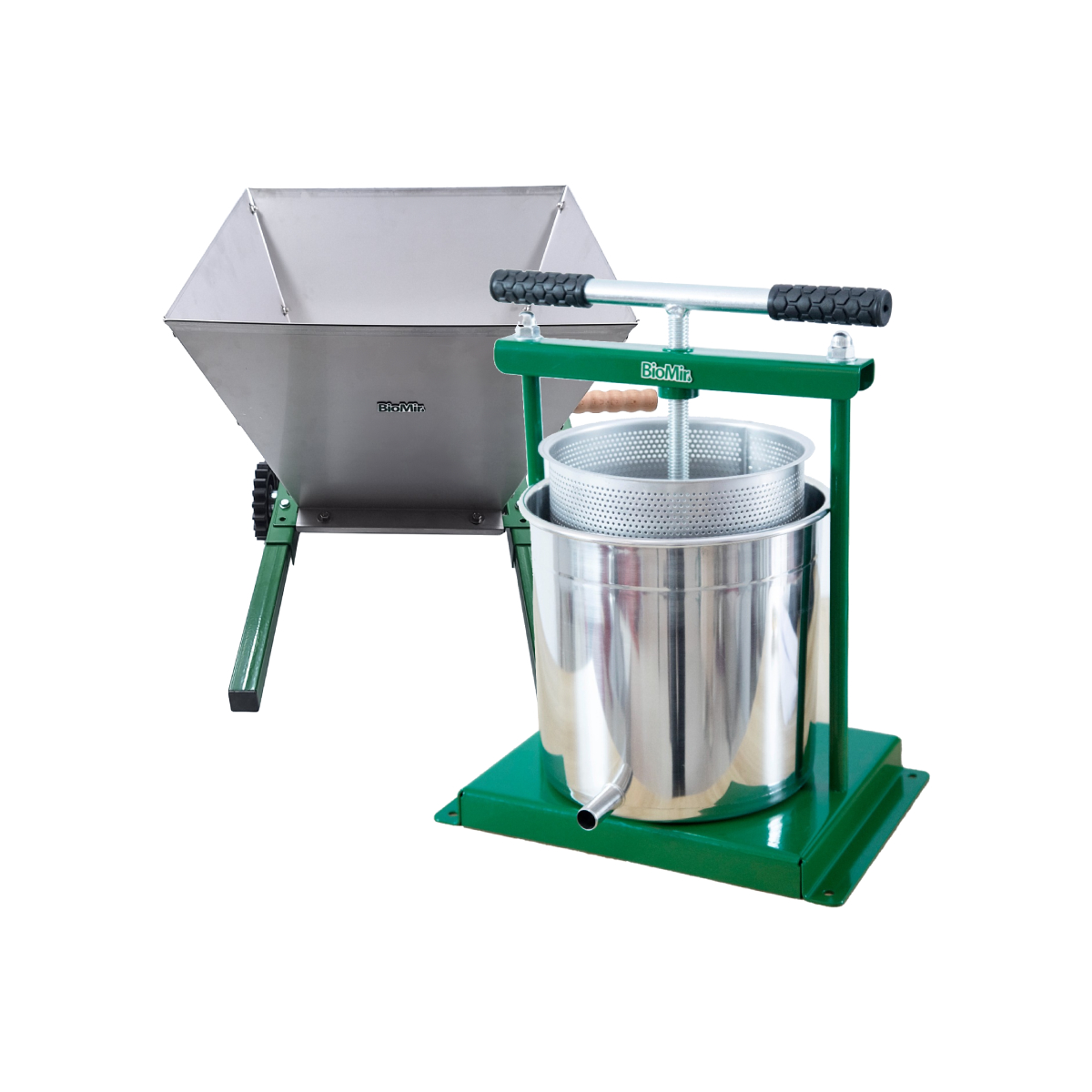 Набор винодела BIOMIR (пресс 10 л, дробилка FC-T) купить в интернет магазине БиоМир