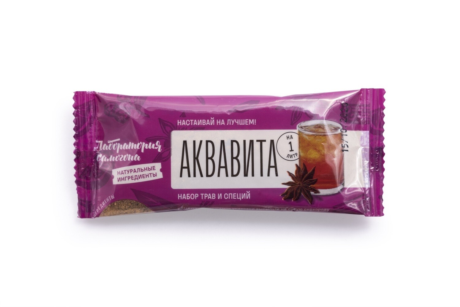 Аквавита Настойка. Саше-пакет. Набор трав и специй для настаивания алкоголя купить в интернет магазине БиоМир