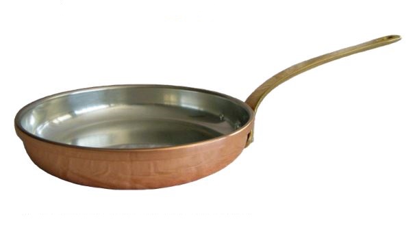 Медная круглая сковорода, 24 см, 1 ручка, 5117 купить в интернет магазине БиоМир