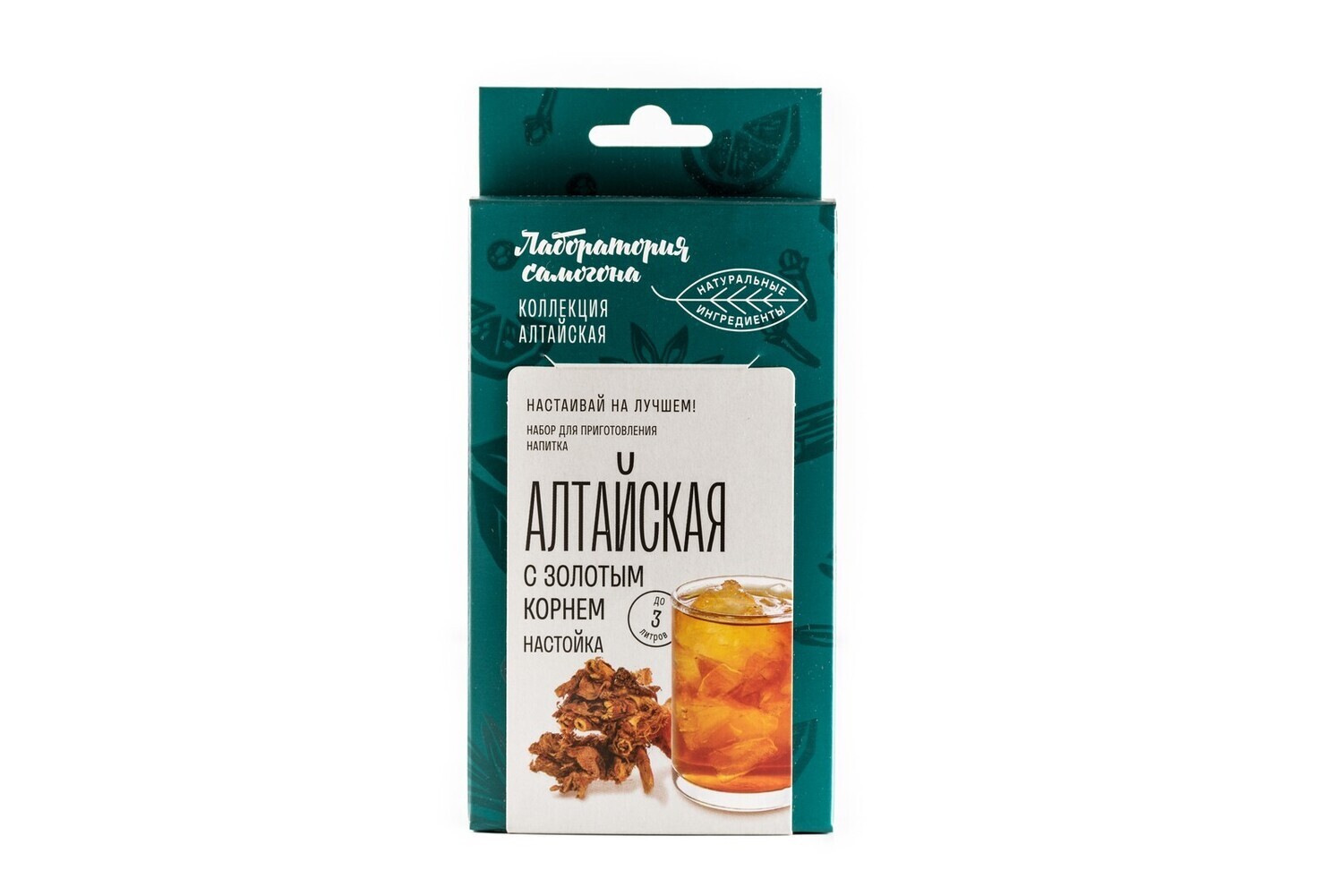 Алтайская с золотым корнем Настойка. Набор трав и специй для настаивания алкоголя купить в интернет магазине БиоМир