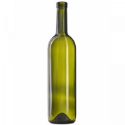 Бутылка для вина "Бордо" 750 мл., оливковая (10 шт)