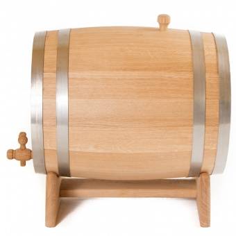 Бочка дубовая Люкс 50 литров фото в интернет-магазине BioMir