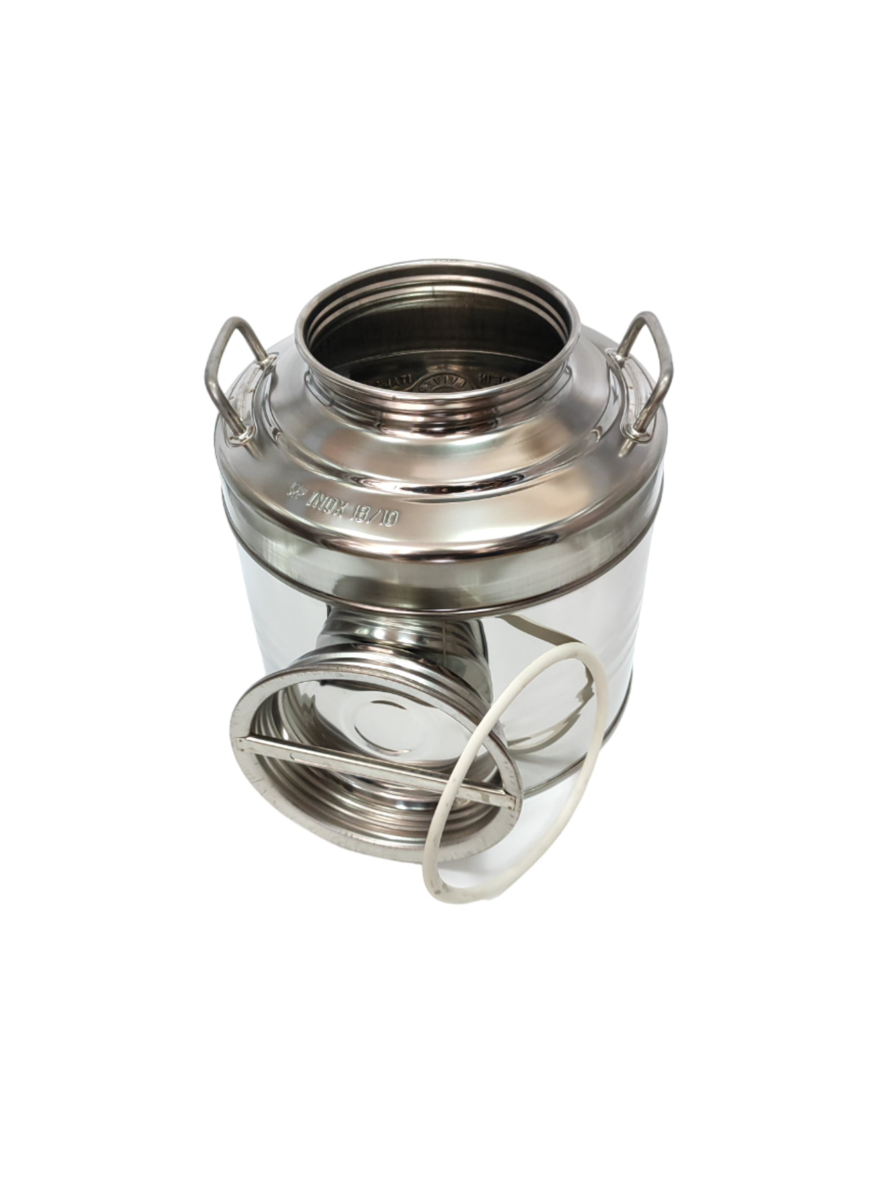 Бидон 30 л. фляга из нержавейки, емкость для брожения и хранения, в интернет-магазине товаров для домашнего виноделия БиоМир