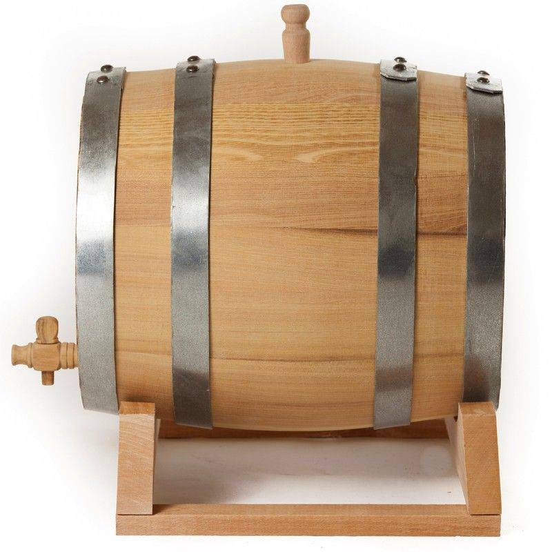 Бочка дубовая, Kolibica, Сербия, 3 л, на подставке с краном (Oak)