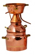 Алькитара CopperCrafts "Премиум" 1 л. трехкамерная, паяная