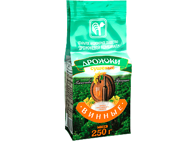 Дрожжи винные сушеные 250 гр.