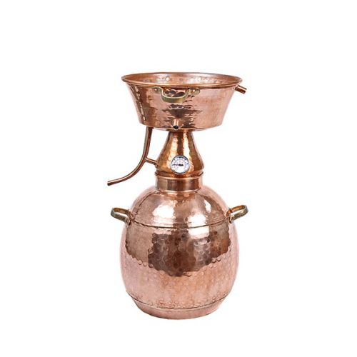 Алькитара CopperCrafts "Стандарт" 10 л. двухкамерная, паяная, с термометром