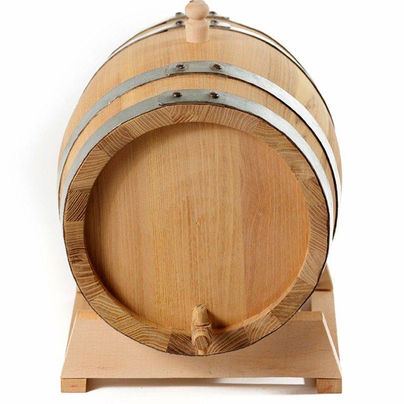 Бочка дубовая, Kolibica, Сербия, 5 л, на подставке с краном (Oak) фото в интернет-магазине BioMir